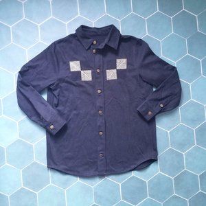 ADISH clothing Cotton Shirt/ Embroidered Jacket